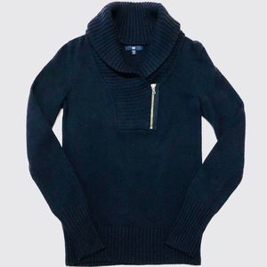 gap | shawl collar sweater.